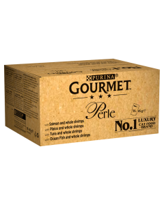 Gourmet Perle Pouches Fish Selection in Gravy